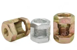 Open nut M12x25, safety teeth