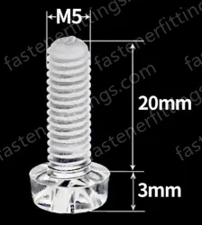 M5x20 (PC Clear Round Head Screw)
