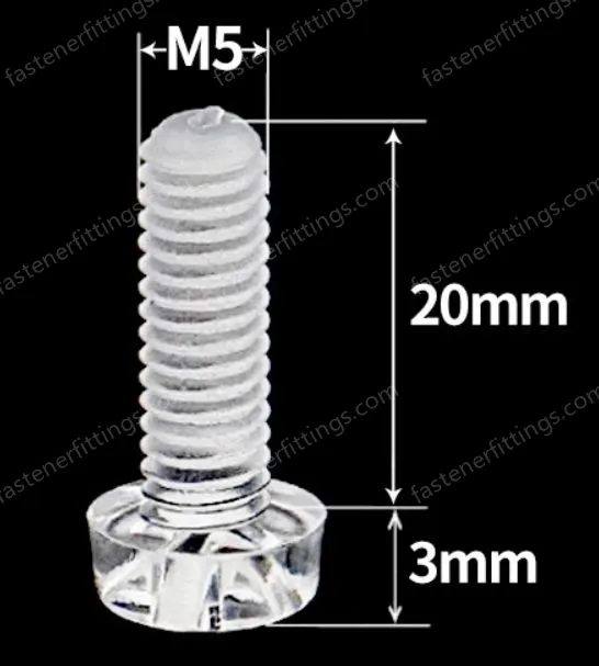 M5x20 (PC Clear Round Head Screw)