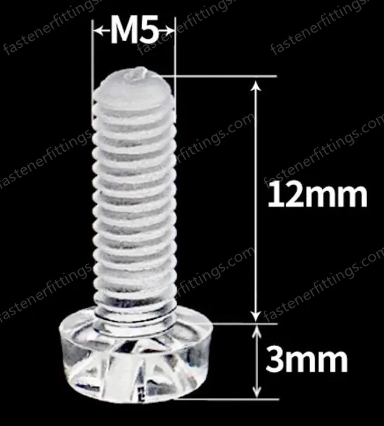 M5x12 (PC Clear Round Head Screw)
