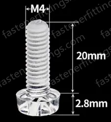 M4x20 (PC Clear Round Head Screw)
