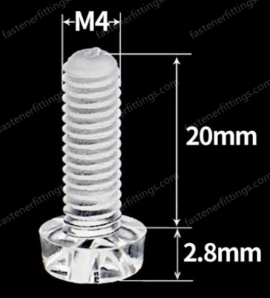 M4x20 (PC Clear Round Head Screw)