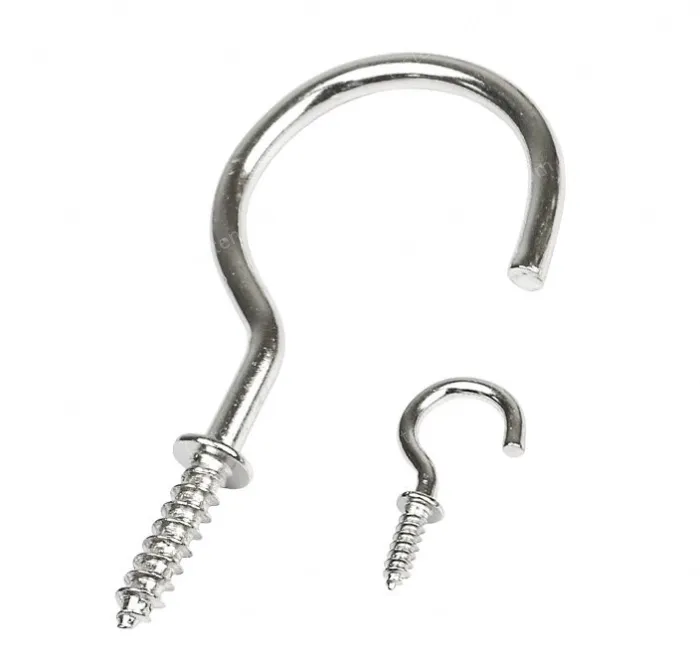 5/8 inch (nickel-plated cup hook)