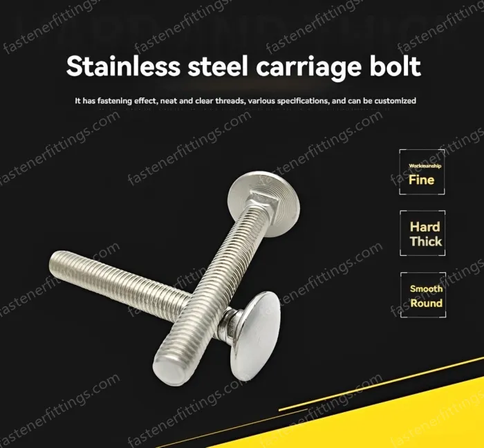 Big head carriage bolt M6*40