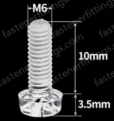 M6x10 (PC Clear Round Head Screw)
