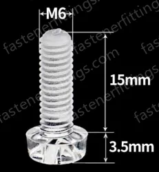 M6x15 (PC Clear Round Head Screw)