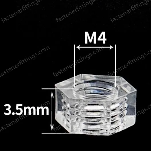 Nut PC Clear M4