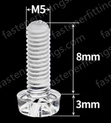 M5x8 (PC Clear Round Head Screw)