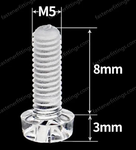 M5x8 (PC Clear Round Head Screw)