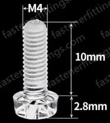M4x10 (PC Clear Round Head Screw)