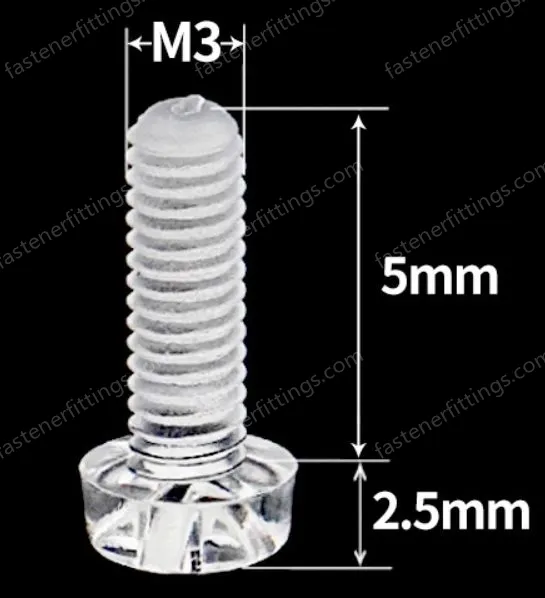 M3x5 (PC Clear Round Head Screw)